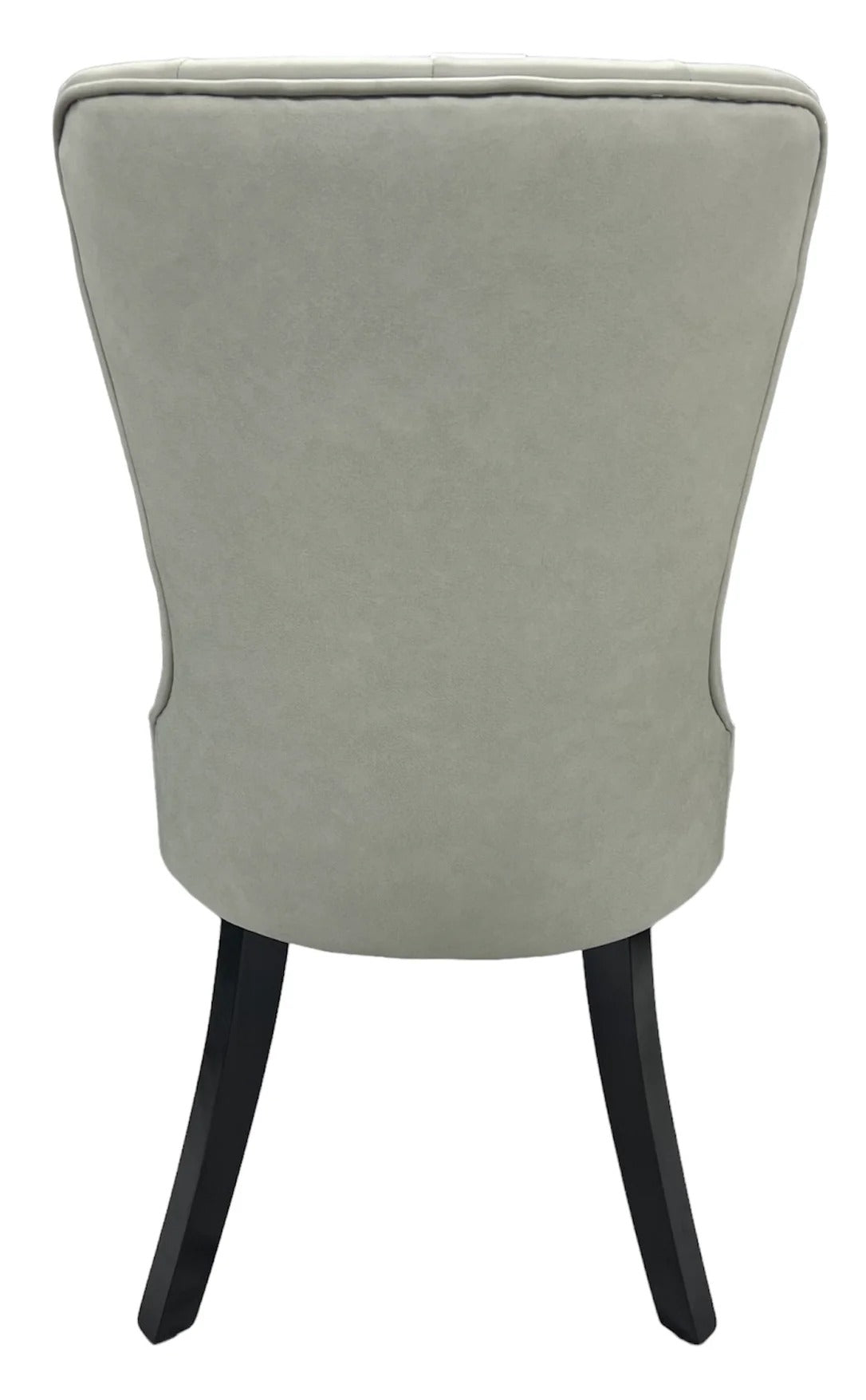 130cm Round Marble Dining Table & 4 Grey PU Leather Chairs