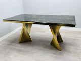 Gold Dining Table 