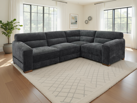 Chicago universal corner sofa in charcoal