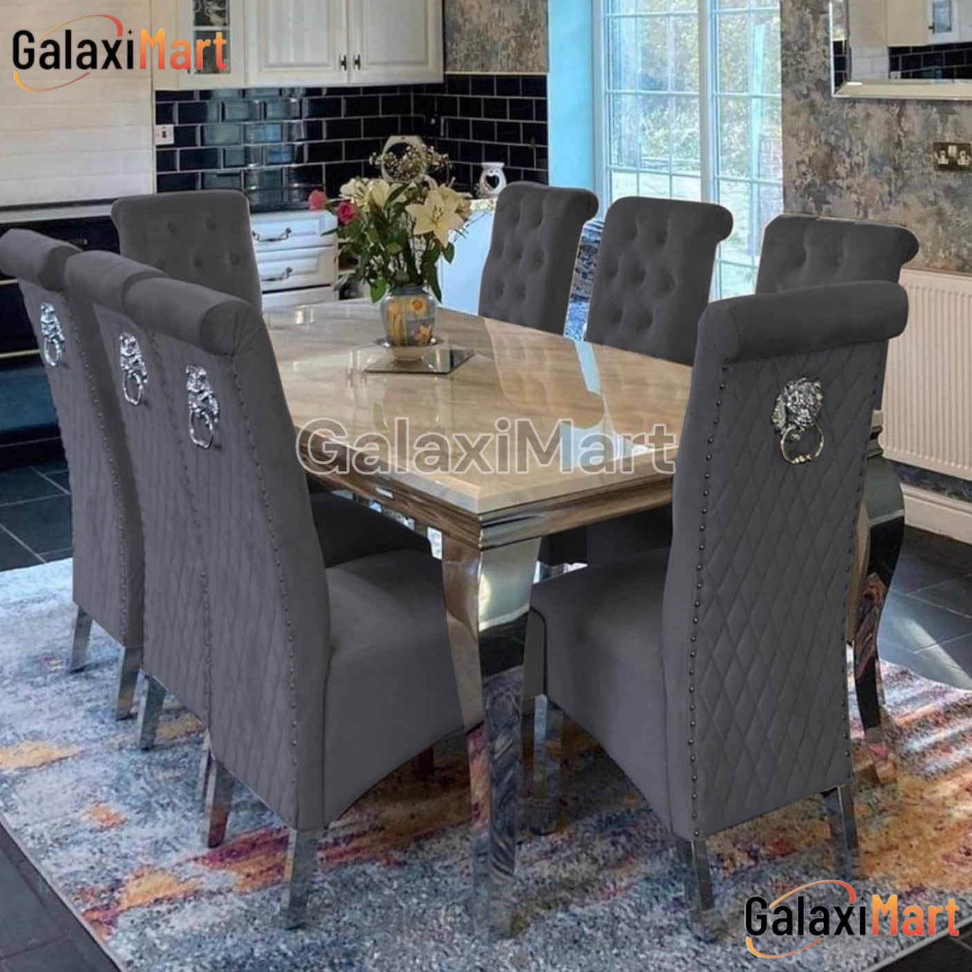 Louis Marble Dining Table