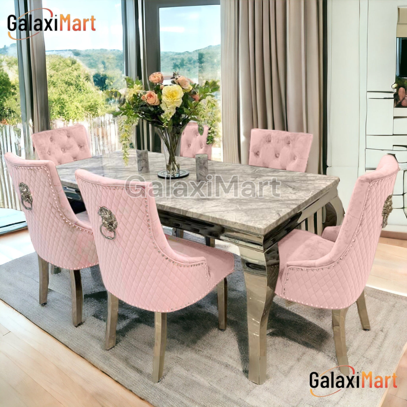 Louis Marble Dining Table