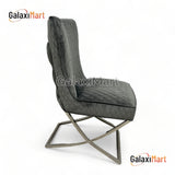 Louis Grey Marble Dining Table 150cm+180cm+200cm  + Sandhurst Button Back Plush Mink Velvet Dining Chairs