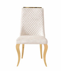 Roxby Cream & Gold Dining Chair