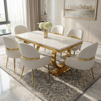 arianna-cream-gold_WITH_madrid-PU-Leather-cream-gold_V2_6CHAIRS-GalaxiMart - GalaxiMart GalaxiMart,GalaxiMart UK,GalaxiMart Furniture,GalaxiMart Marble Dining Table,GalaxiMart Sofa Collection,Marble dining table UK,Luxury dining table UK,Modern sofa UK,Buy marble dining table UK,Dining table sale UK,luxury marble dining table set UK,GalaxiMart Furniture UK,GalaxiMart Luxury Furniture,GalaxiMart Marble Dining Table,