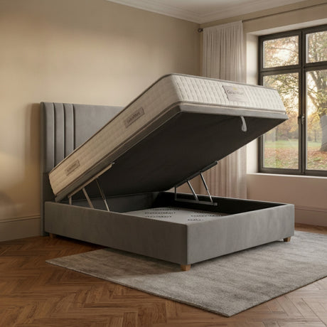 Grey Burlington Ottoman Bed | Premium Gas-Lift Storage – burlington-ottoman-bed_C