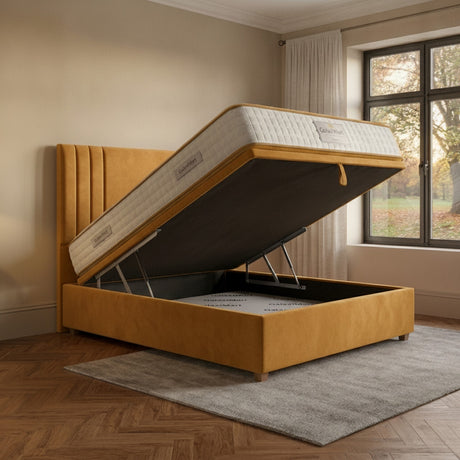 Burlington Mustard Ottoman Bed | Premium Gas-Lift Storage – burlington-ottoman-bed_C