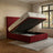 Red Burlington Ottoman Bed | Premium Gas-Lift Storage – burlington-ottoman-bed_C