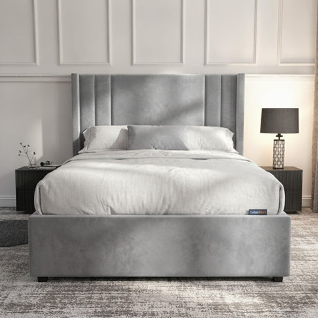 Burlington Silver Ottoman Bed with Gas-Lift Storage – burlington-ottoman-bed_F_1