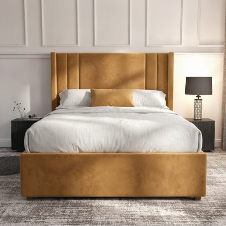 Burlington Mustard Ottoman Bed | Premium Gas-Lift Storage – burlington-ottoman-bed_F_1