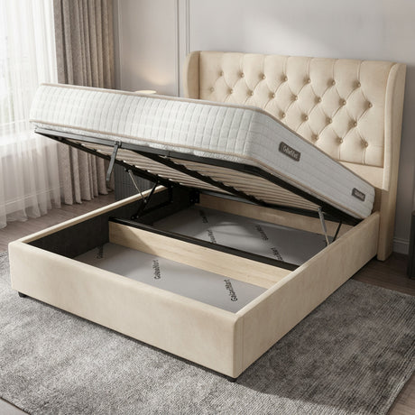 Cream Camden Ottoman Bed with Gas-Lift Storage – camden-ottoman-bed_C
