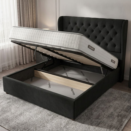 Ebony Camden Ottoman Bed with Gas-Lift Storage – camden-ottoman-bed_C