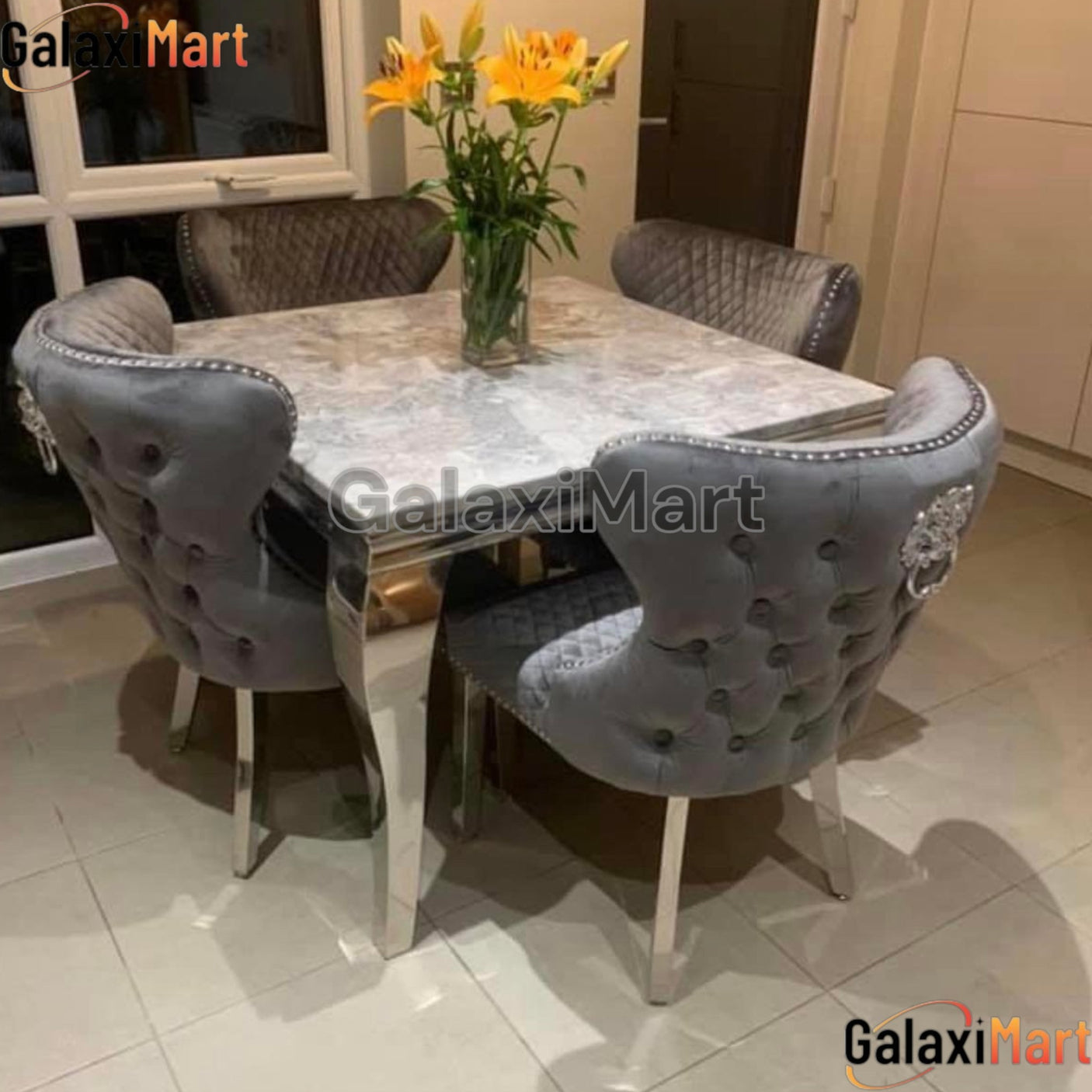 Louis Marble Dining Table