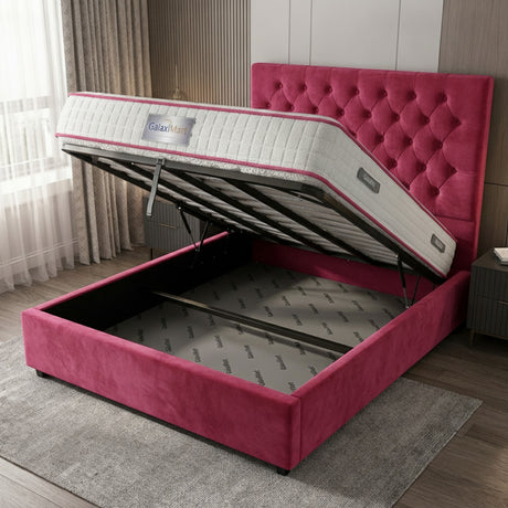 Cerise Hampshire Ottoman Bed - Gas-Lift Storage | GalaxiMart – hampshire-ottoman-bed_C