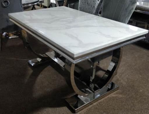 Ariaana Marble Dining Table With Chairs