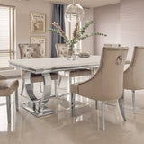 Arianna Marble Dining Table With Chairs