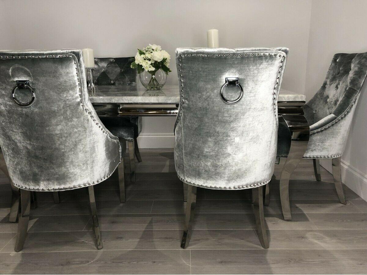 Ariaana Marble Dining Table With Chairs